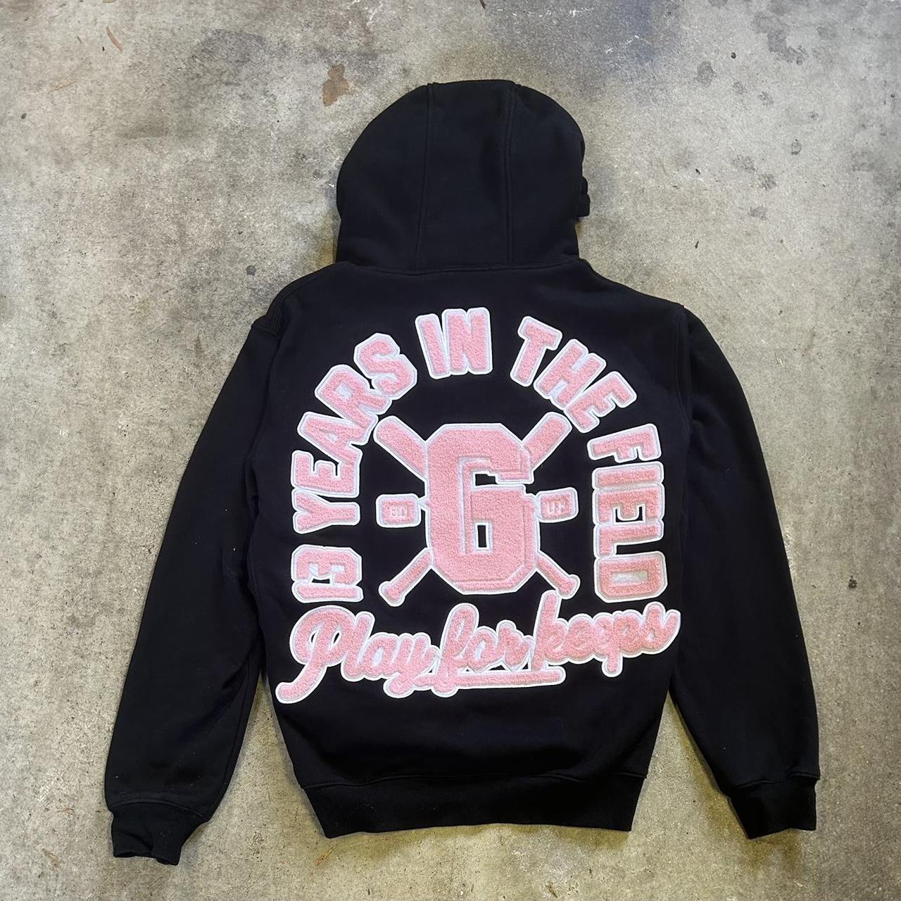 GEEDUP 13 Years anniversary pink and black hoodie ,... - Depop