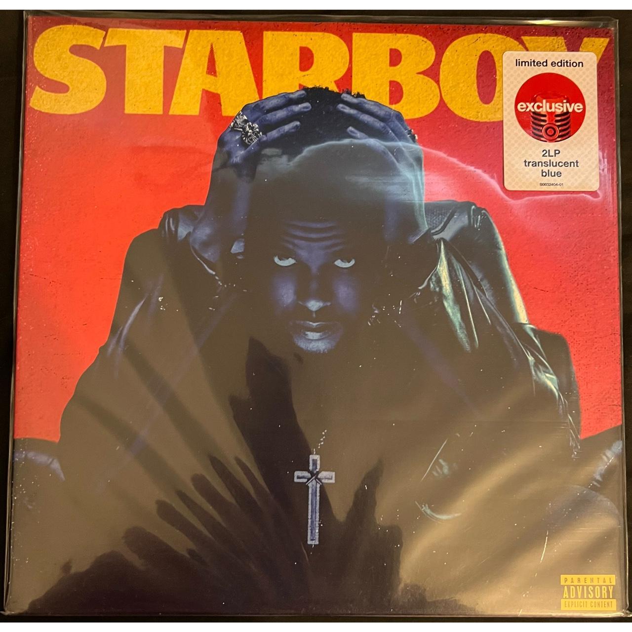 THE WEEKND STARBOY TARGET BLUE VINYL - Depop