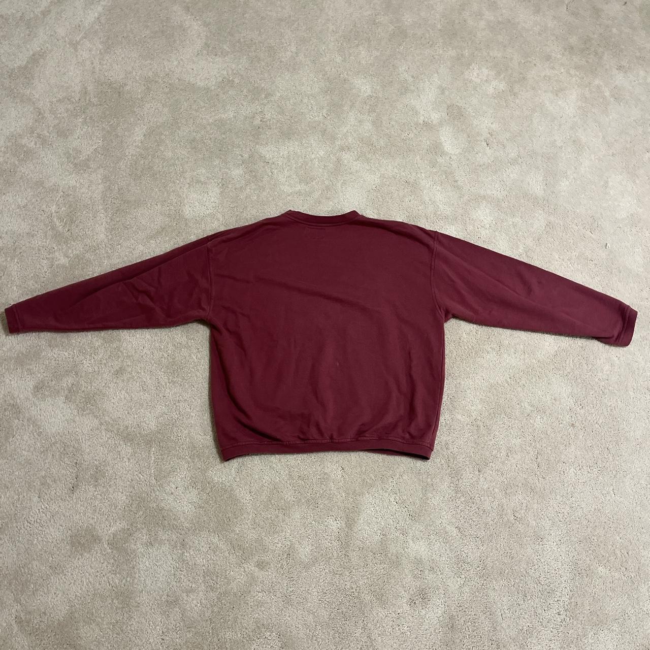 Champs Sports Men's Burgundy and Red Sweatshirt (2)