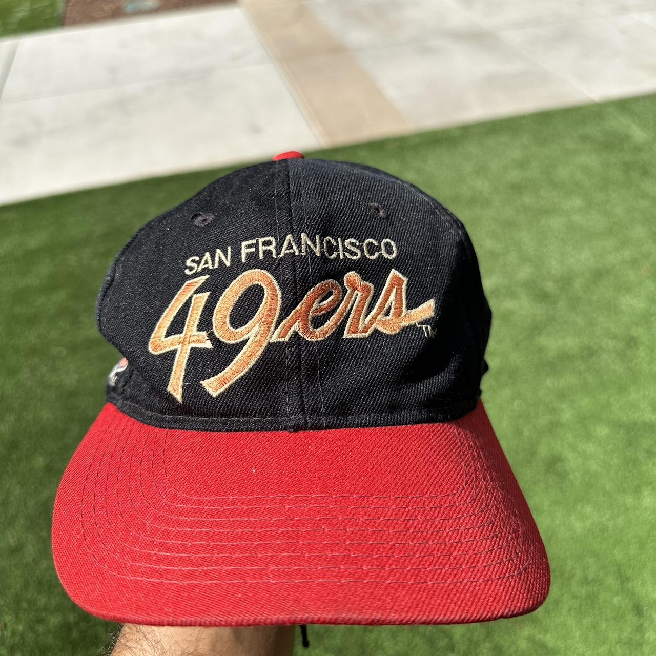 VTG Sports Specialties 49ers Script Hat - San Francisco - Black