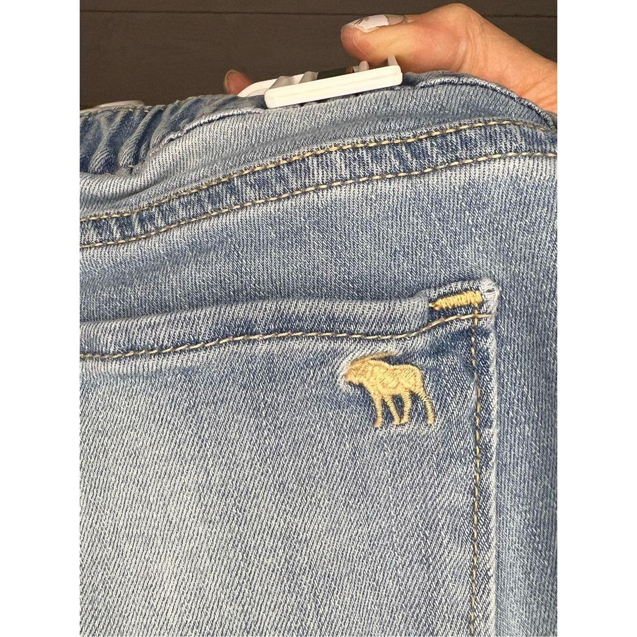 Gently preowned Abercrombie kids pull on distressed - Depop