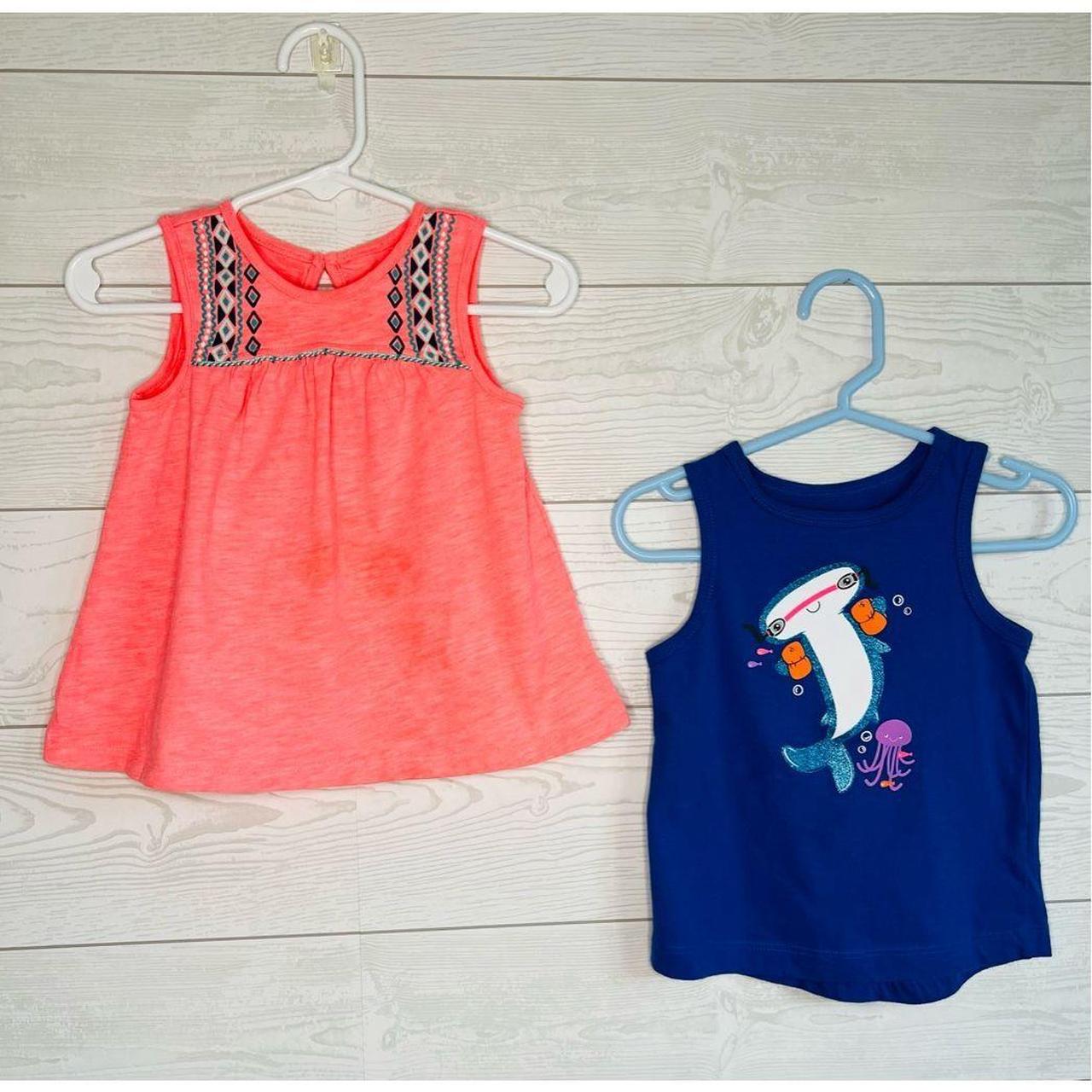 Gently preowned Toddler girl Cat & Jack tank tops.... - Depop