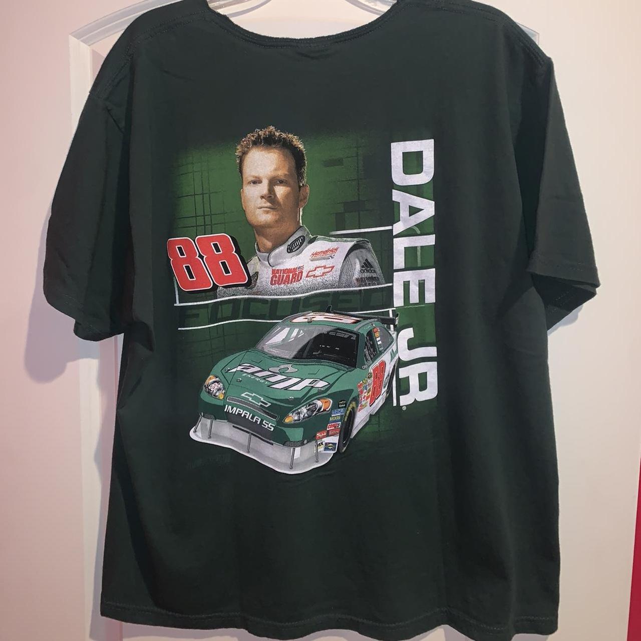 Vintage NASCAR Dale Jr Tshirt Neckline has been cut... - Depop