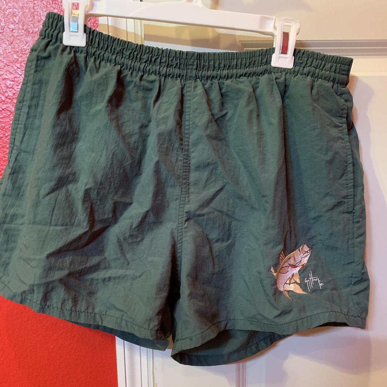 Guy Harvey Men's Green Swim-briefs-shorts | Depop