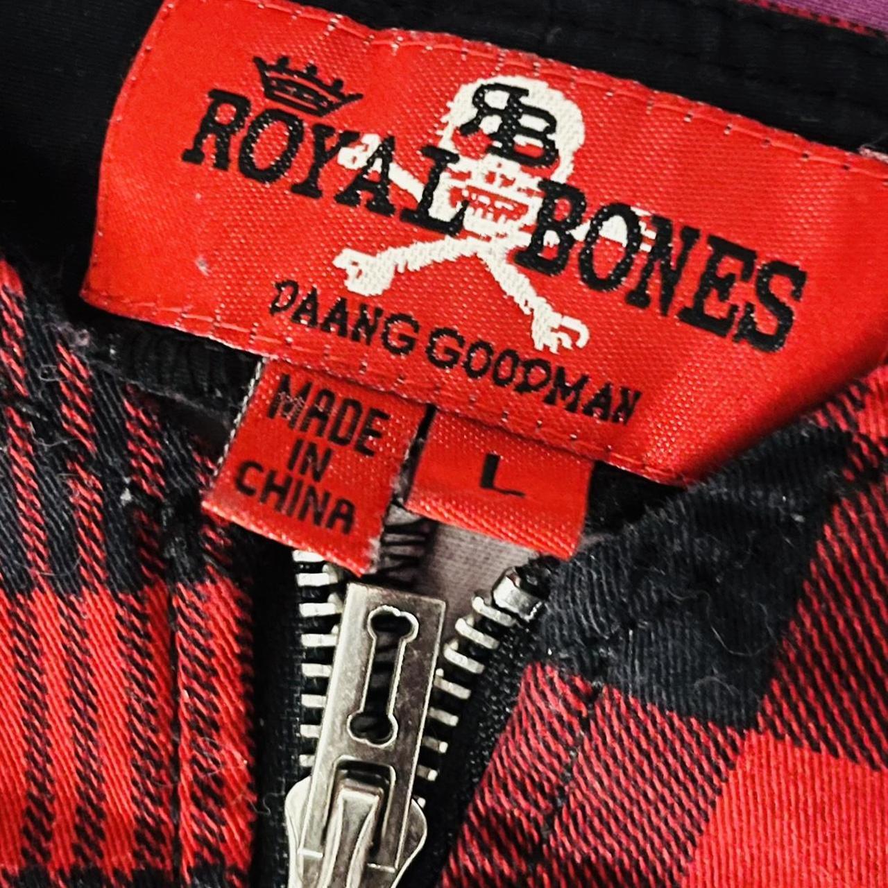 Royal Bones Tripp NYC tartan top! Has silver... - Depop