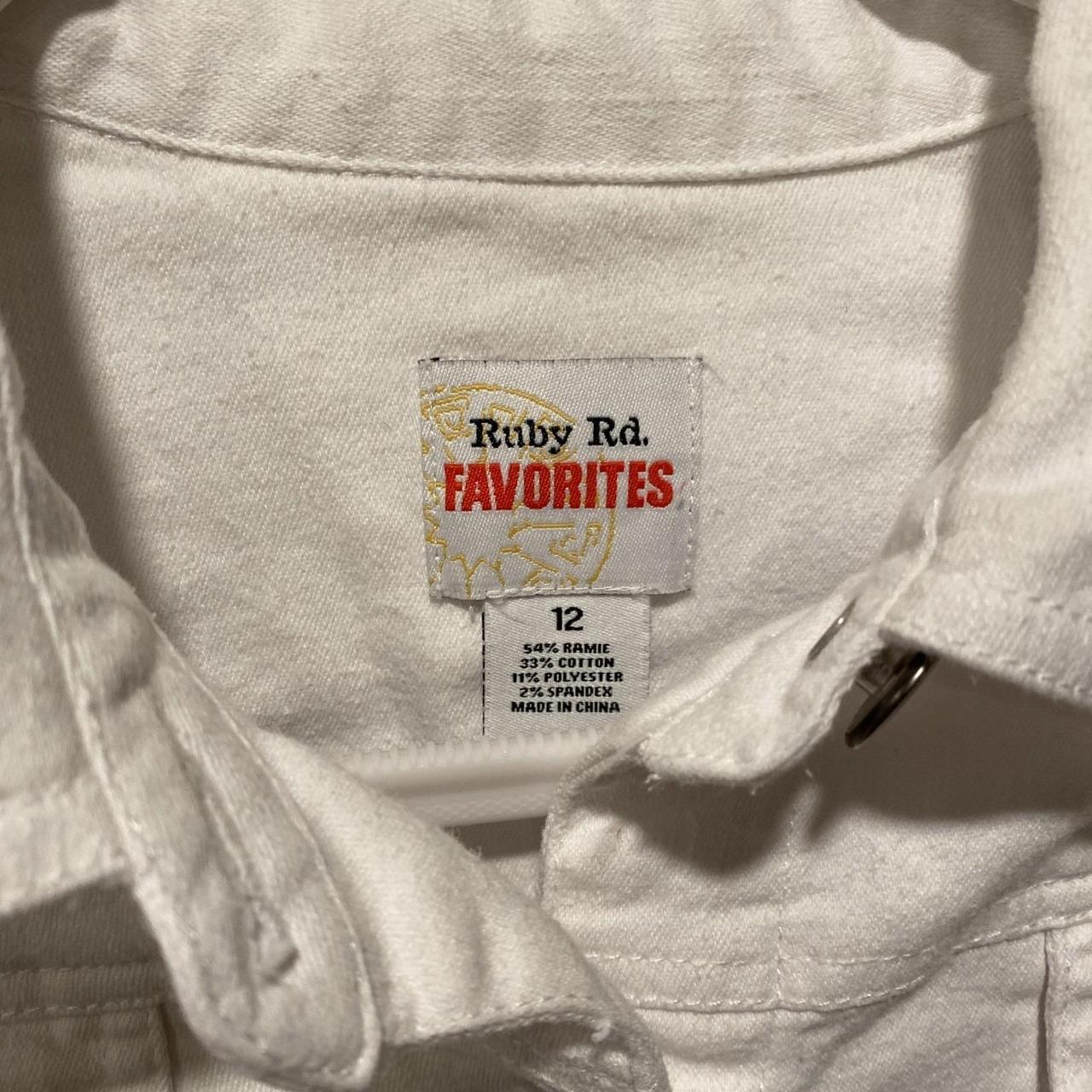 Ruby Rd. Women's Jacket - White - 12 – Ruby Rd. D… - image 3