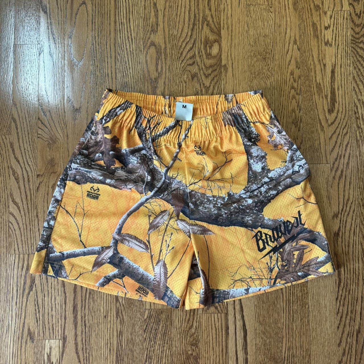 Bravest Studios Shorts GG authentic print Tan