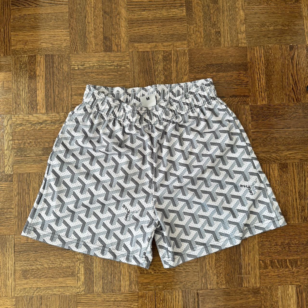 Bravest Studios Eggshell/Grey Mesh Shorts. Size | Depop Bravest Studios Eggshell/Grey Mesh Shorts. Size | Depop