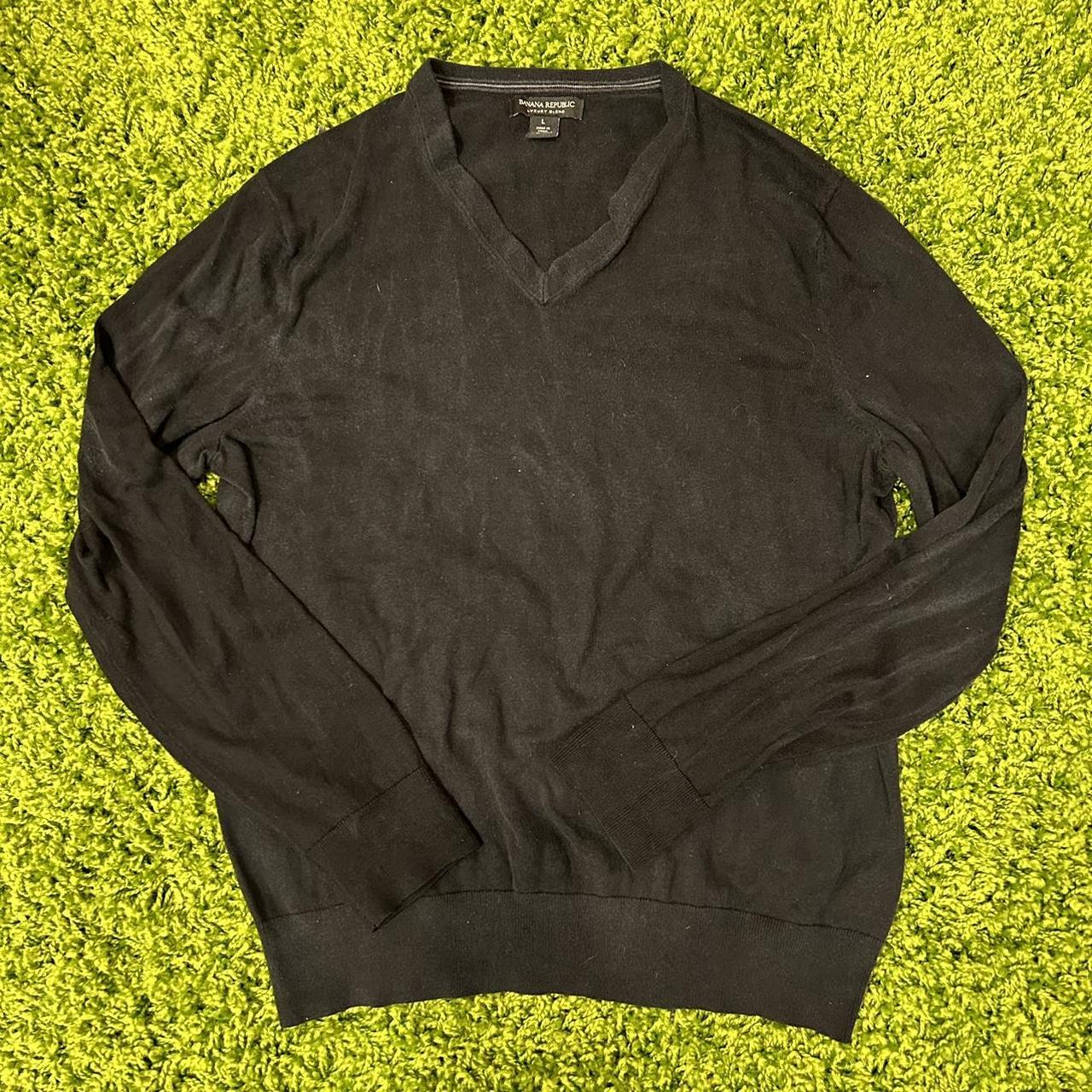 Banana Republic Men's Black Jumper Depop