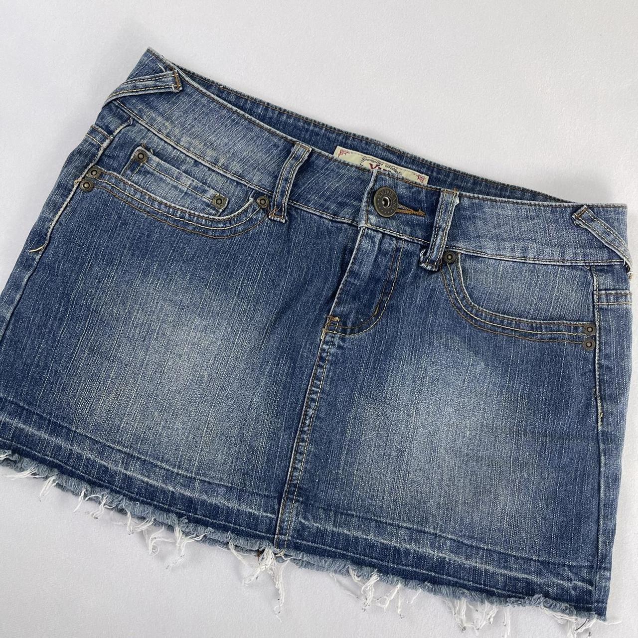 YMI Jeans Women's Blue Skirt | Depop