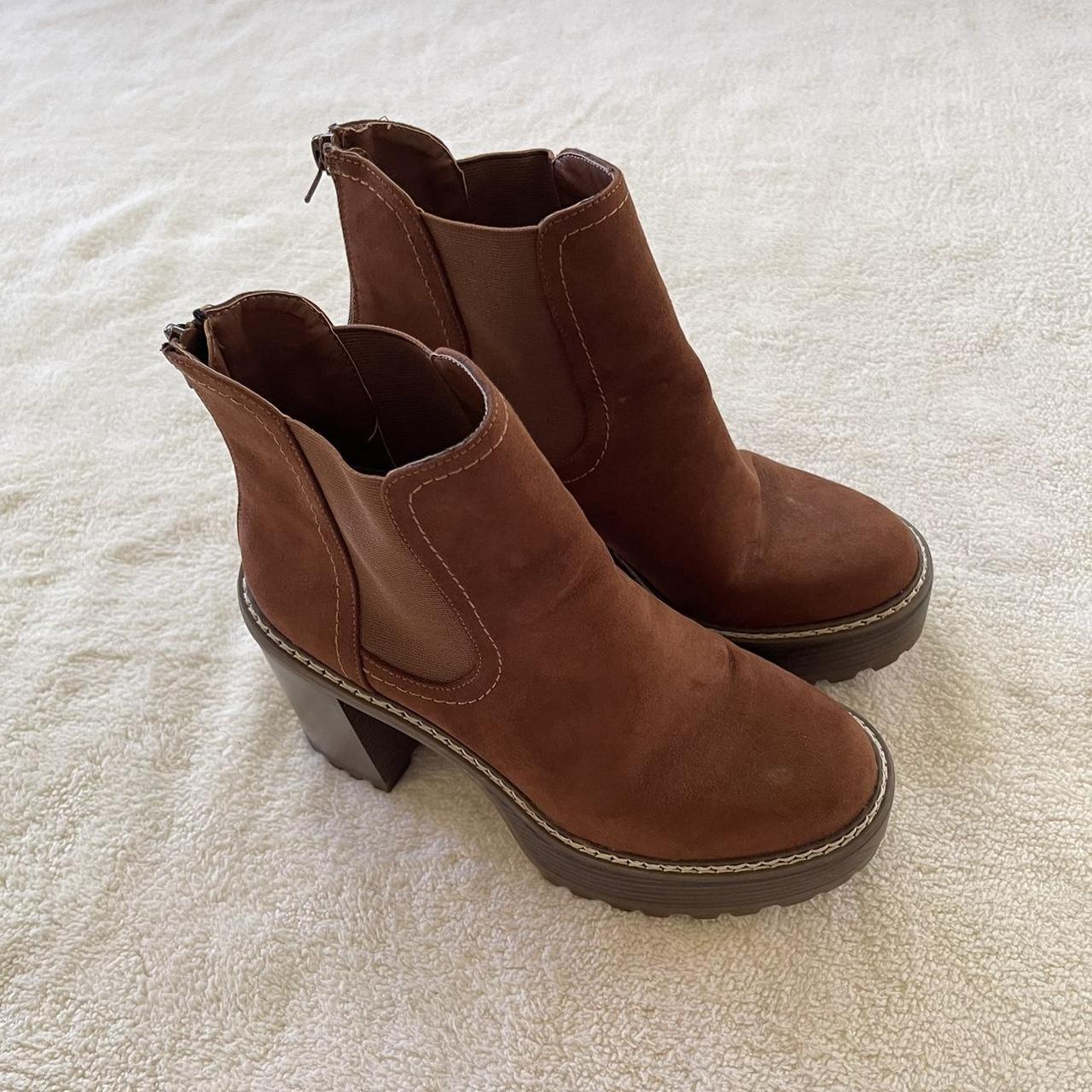 madden girl stomp platform wedge boots