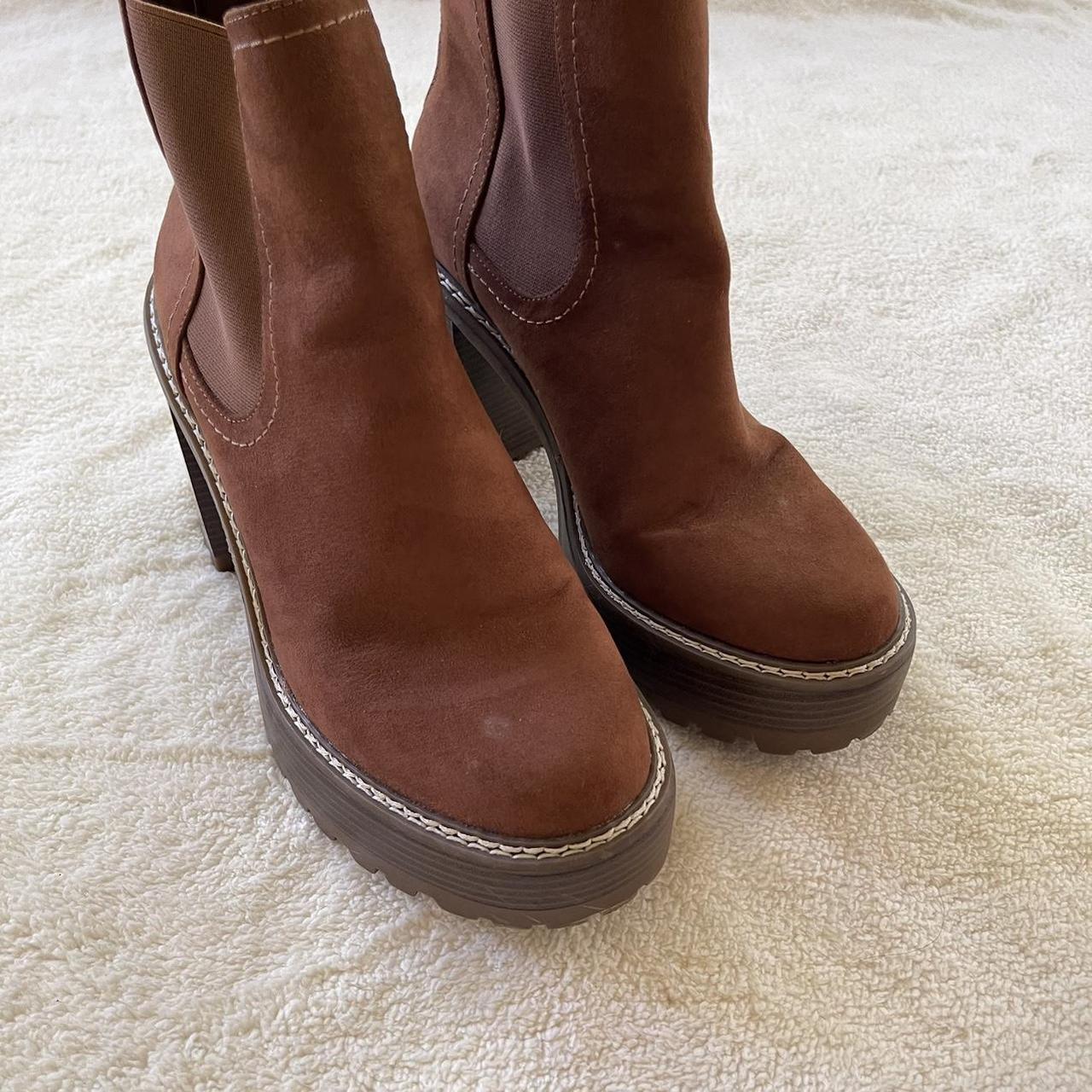 madden girl stomp platform wedge boots