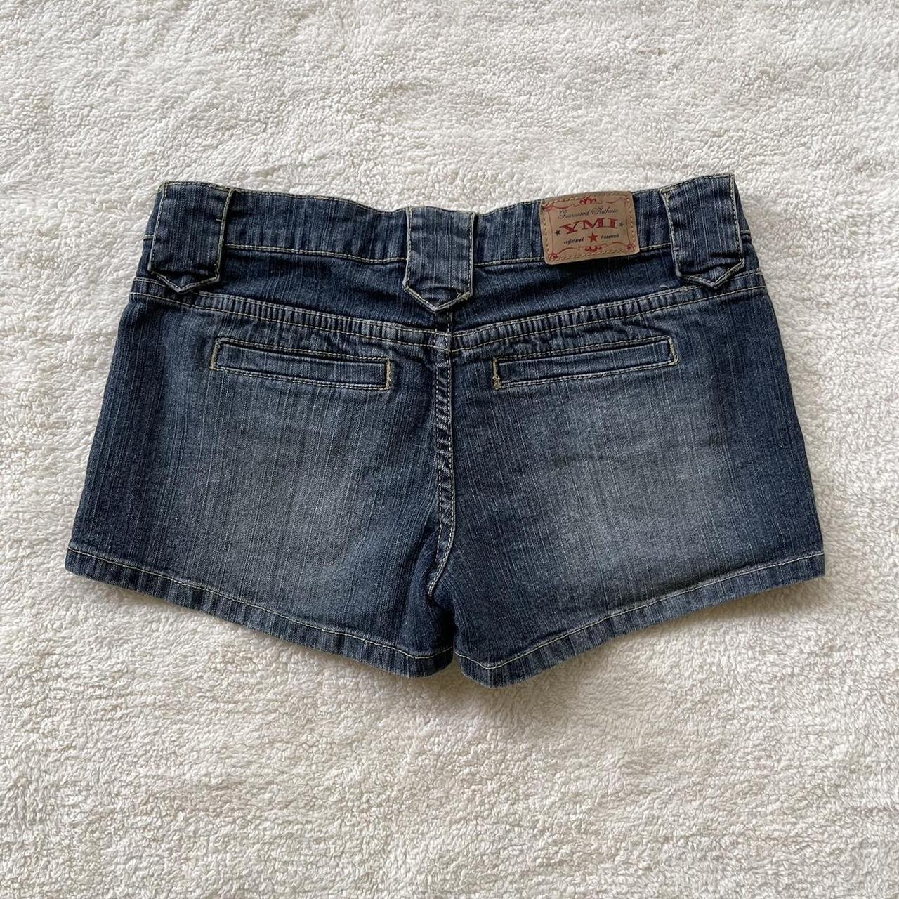 Early 2000s denim mini shorts ₊˚ˑ༄ size 1. super... - Depop