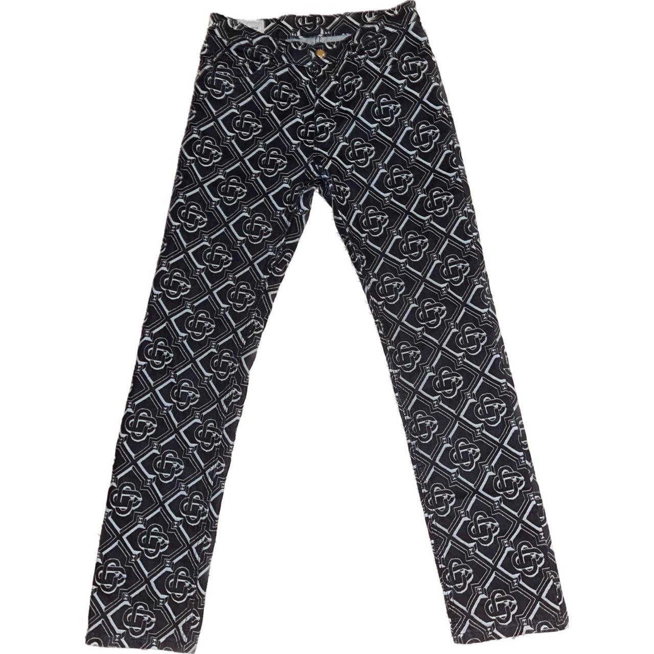 Casablanca Blue Monogram Jeans Casablanca