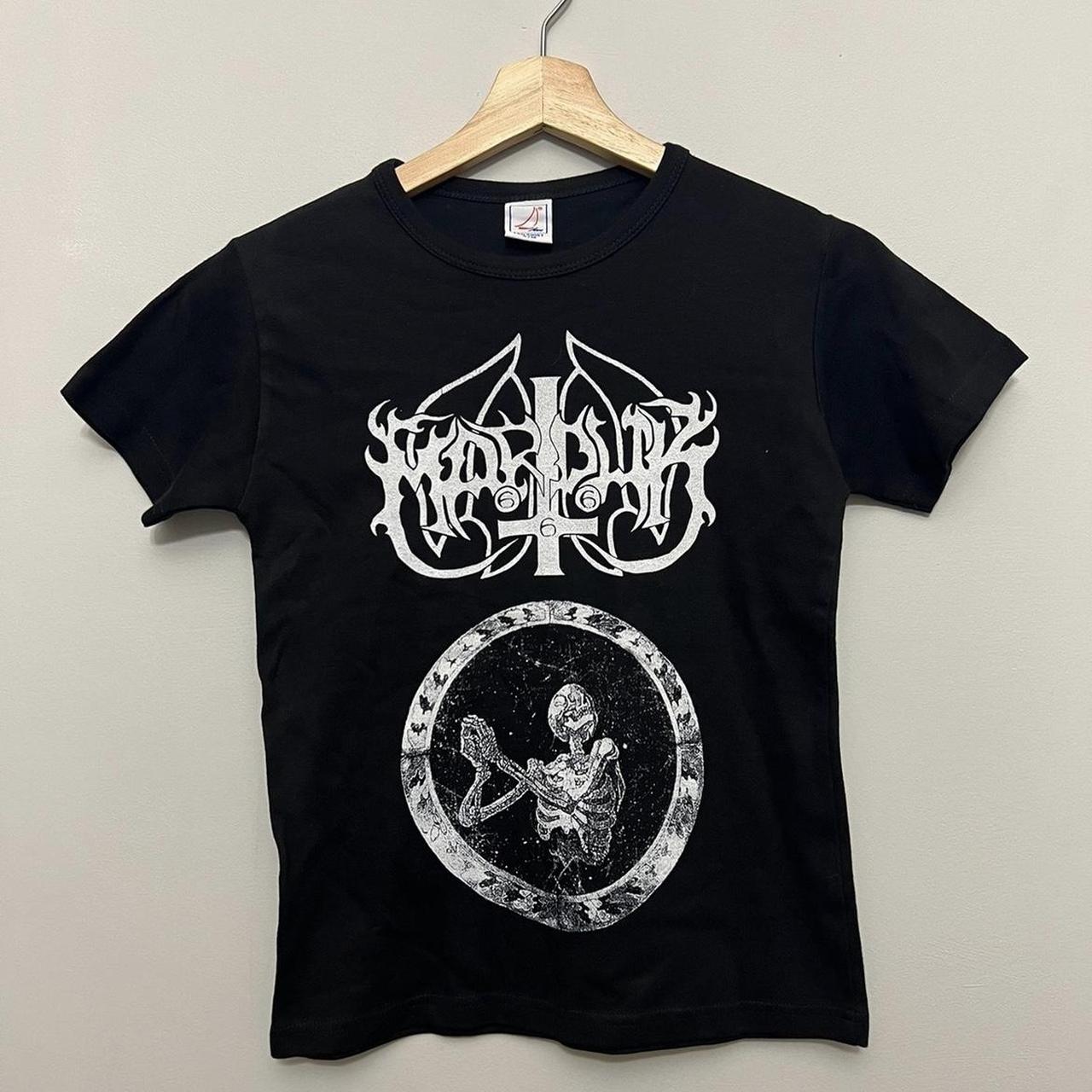 Rare Marduk Babydoll Black Metal Band Tshirt 00s... - Depop