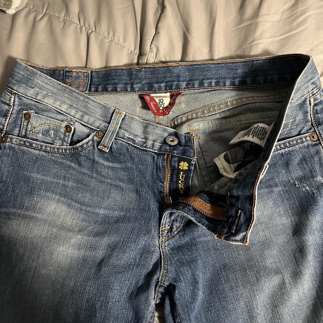 lucky brand low rise jeans -vintage -size S-M - Depop