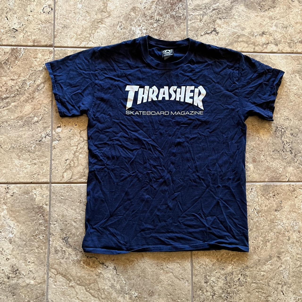 navy thrasher shirt