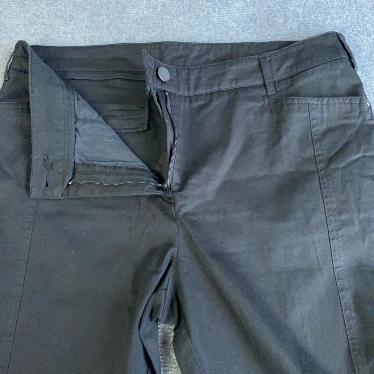 Rockman's Capri Pants Womens Size 12 Black Stretch - Depop