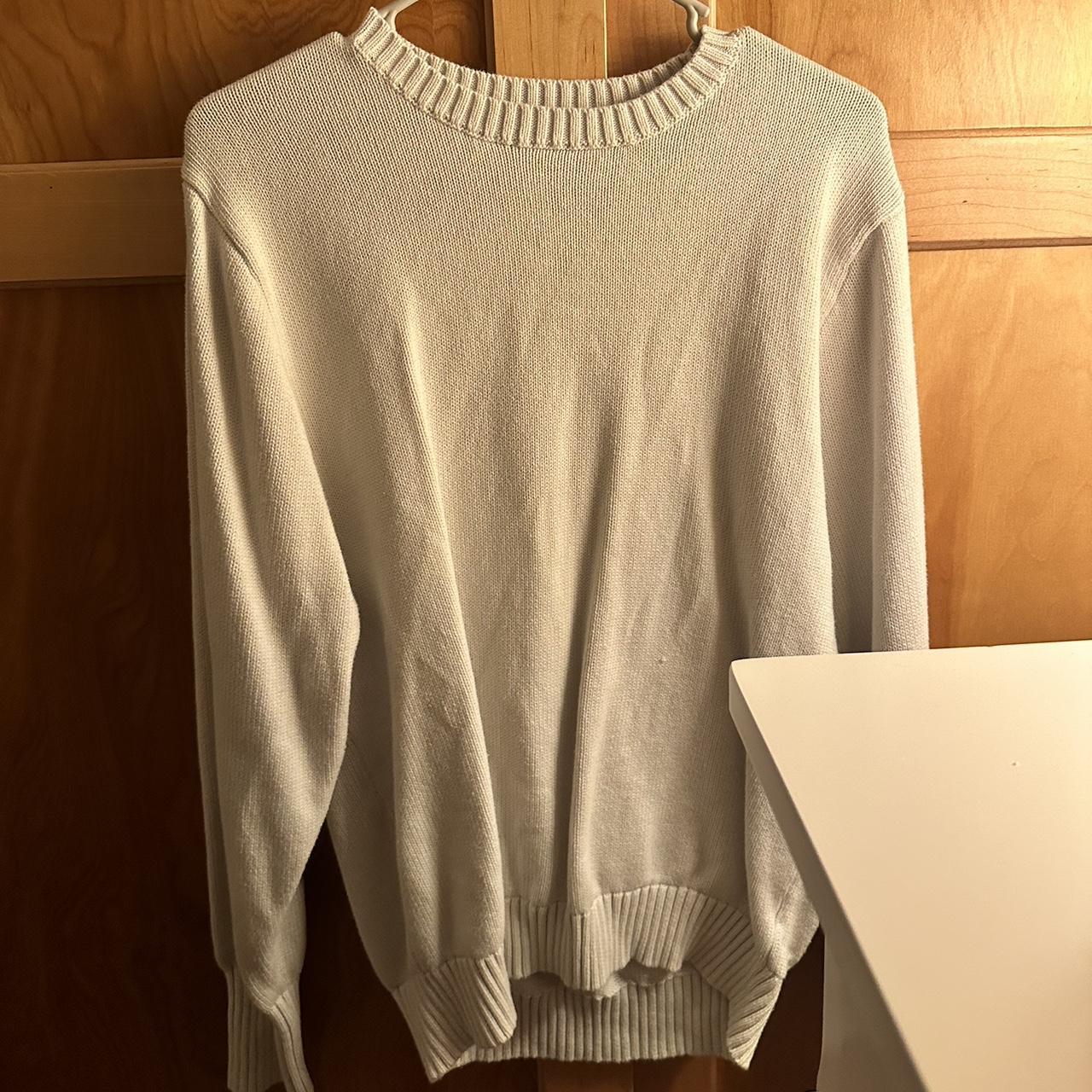 White/ cream brandy sweater - Depop