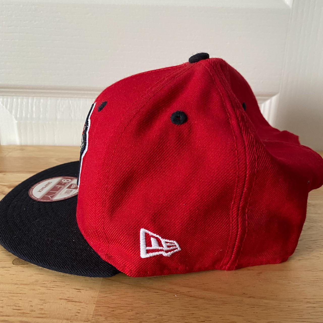 Custom Atlanta Braves Hat Rhinestones on logo Flames - Depop