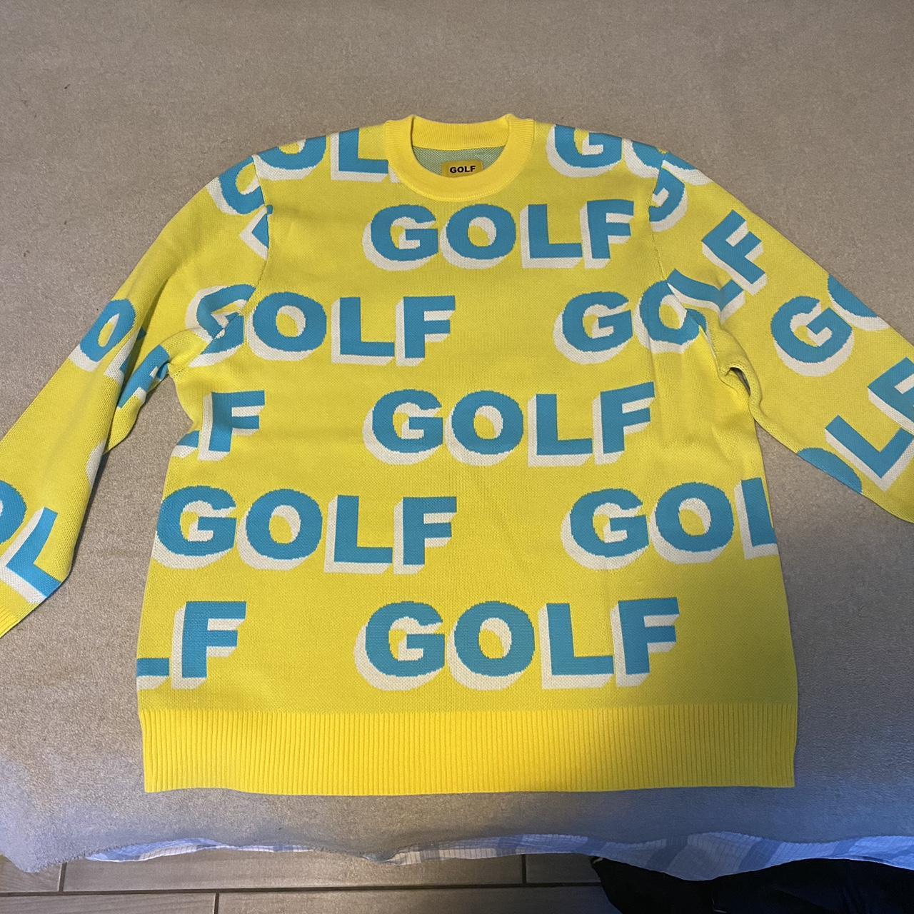 Golf Tyler The Creator sweater Yellow Quality is | Depop