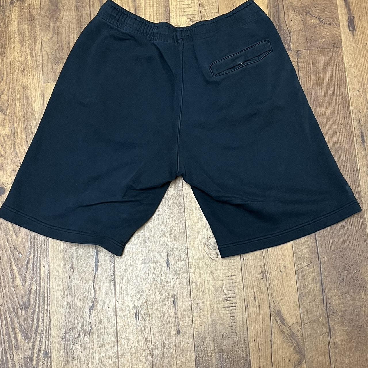 mens black and white nike shorts