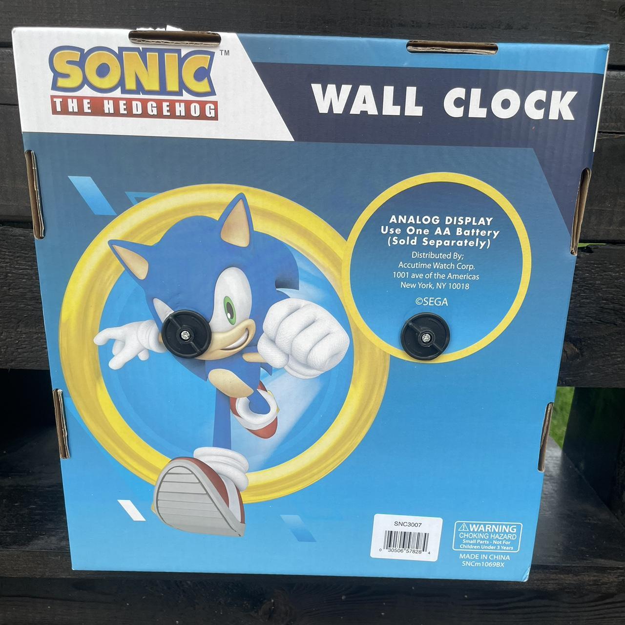 Sonic The Hedgehog Clock Sonic wall clock. Brand... - Depop