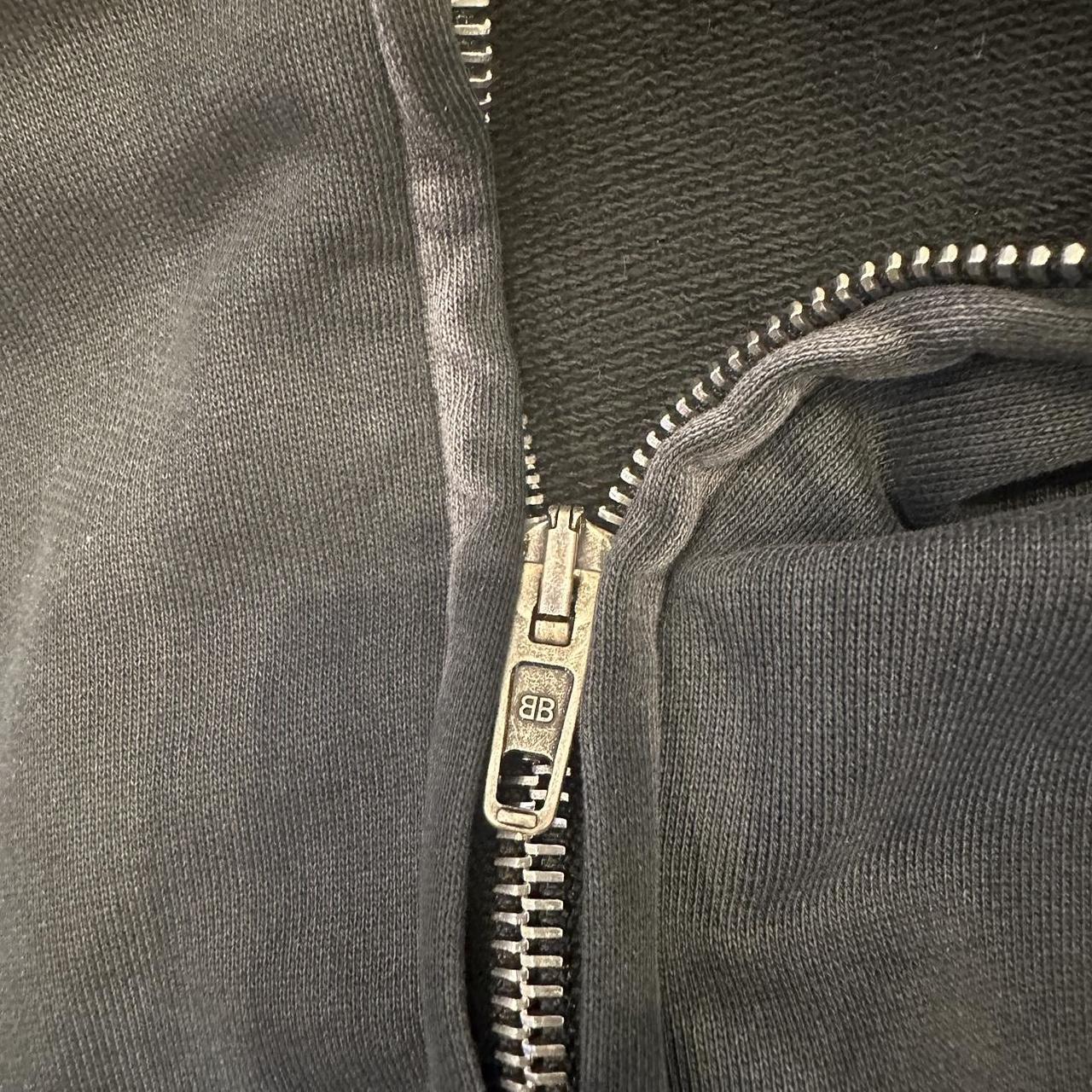 Balenciaga Tape Zip Up Hoodie super good condition... - Depop