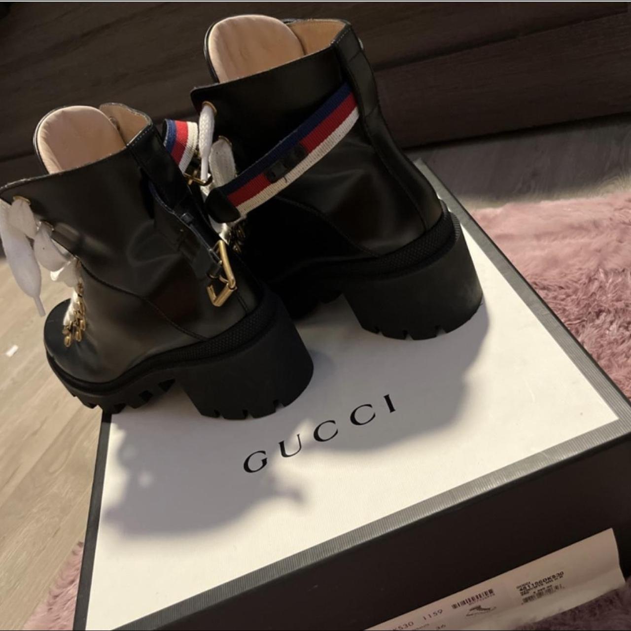 Size 36 Gucci rain boots - Depop