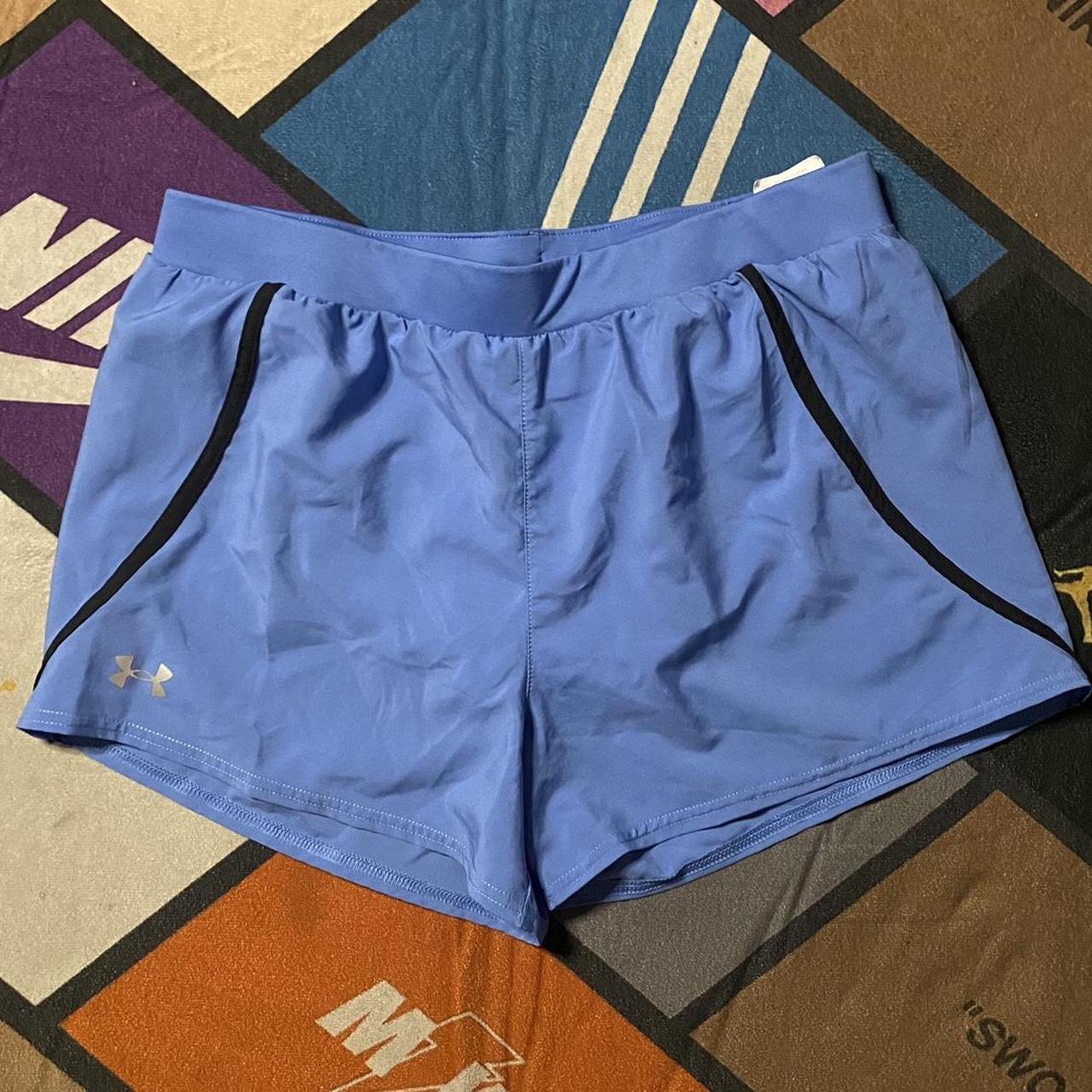 Light blue hotsell under armour shorts