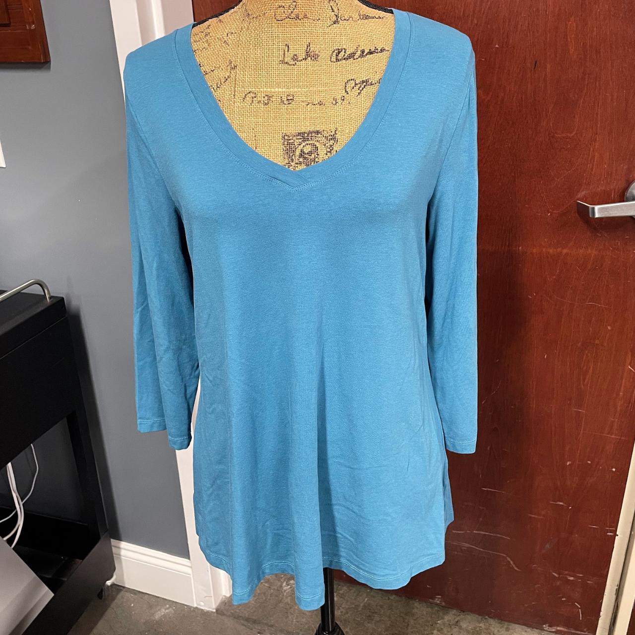 Hill Women's Blue Shirt Depop