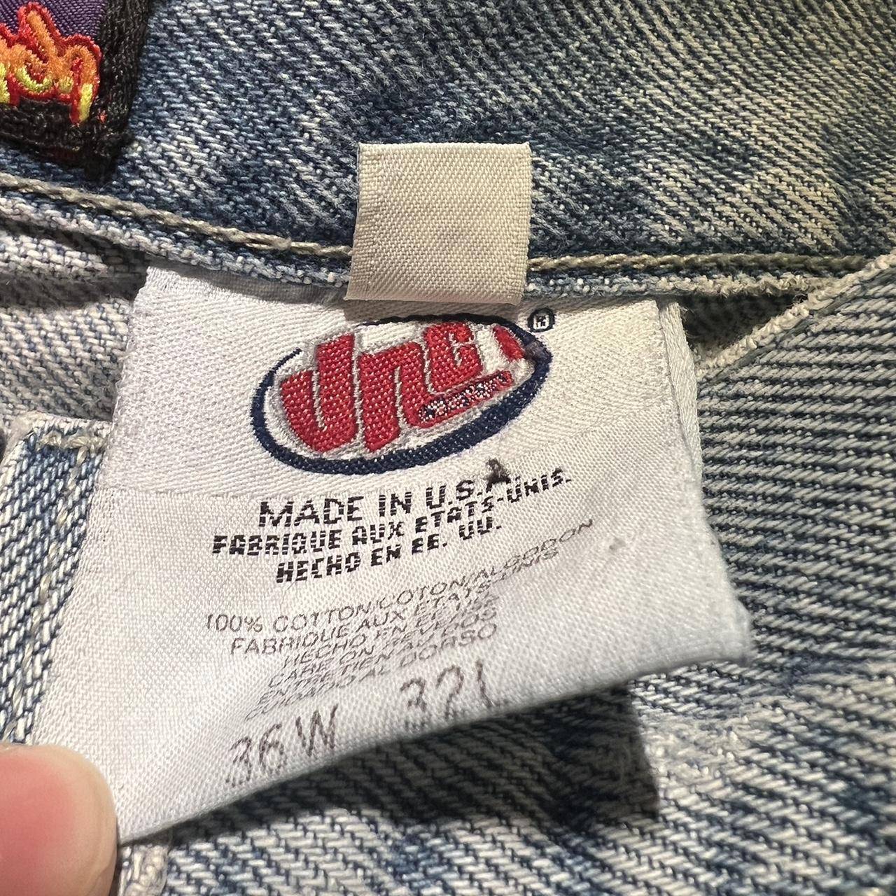 Vintage JNCO Burners jeans/jorts Wide leg 36x20... - Depop