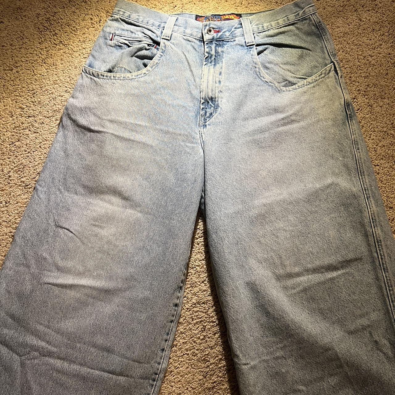 Vintage JNCO Burners jeans/jorts Wide leg 36x20... - Depop