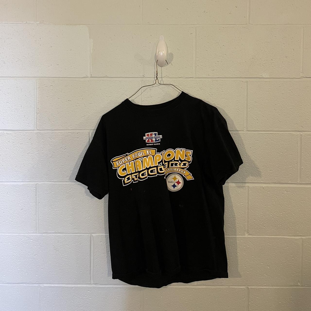 VINTAGE STEELERS BUTTON UP SHIRT Pittsburgh Steelers - Depop