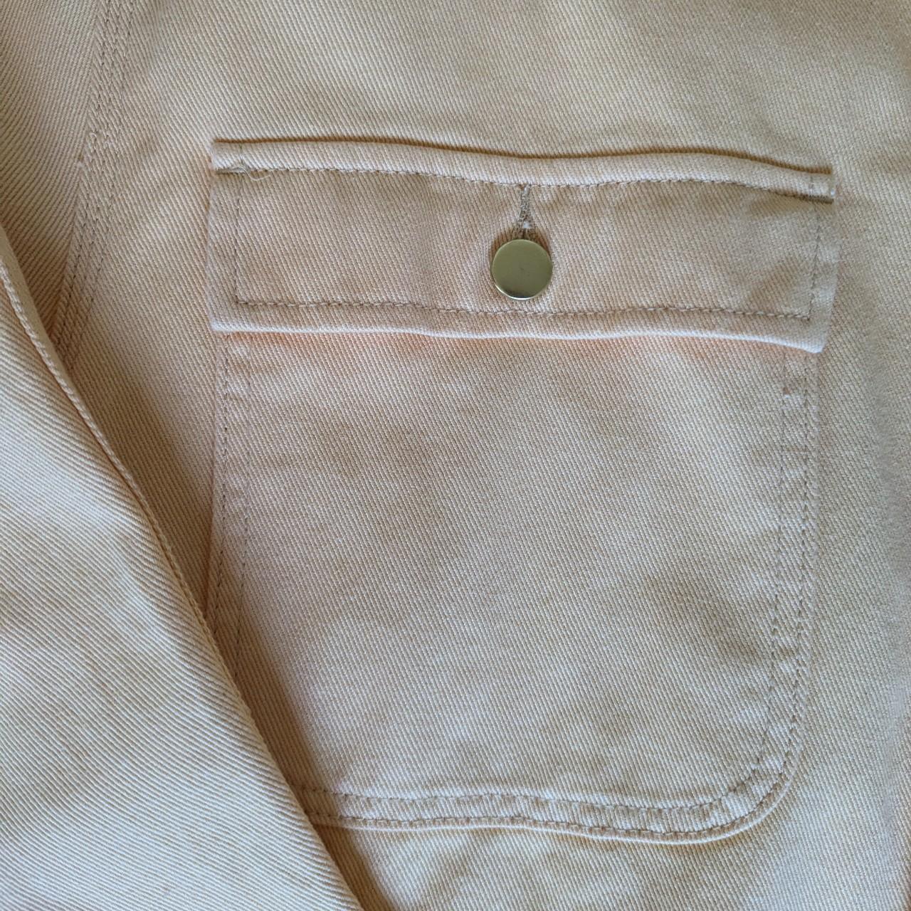 Golfwang denim work jacket, XL light orange | Depop