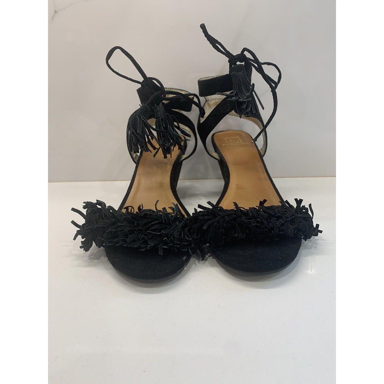 Material girl hot sale black sandals