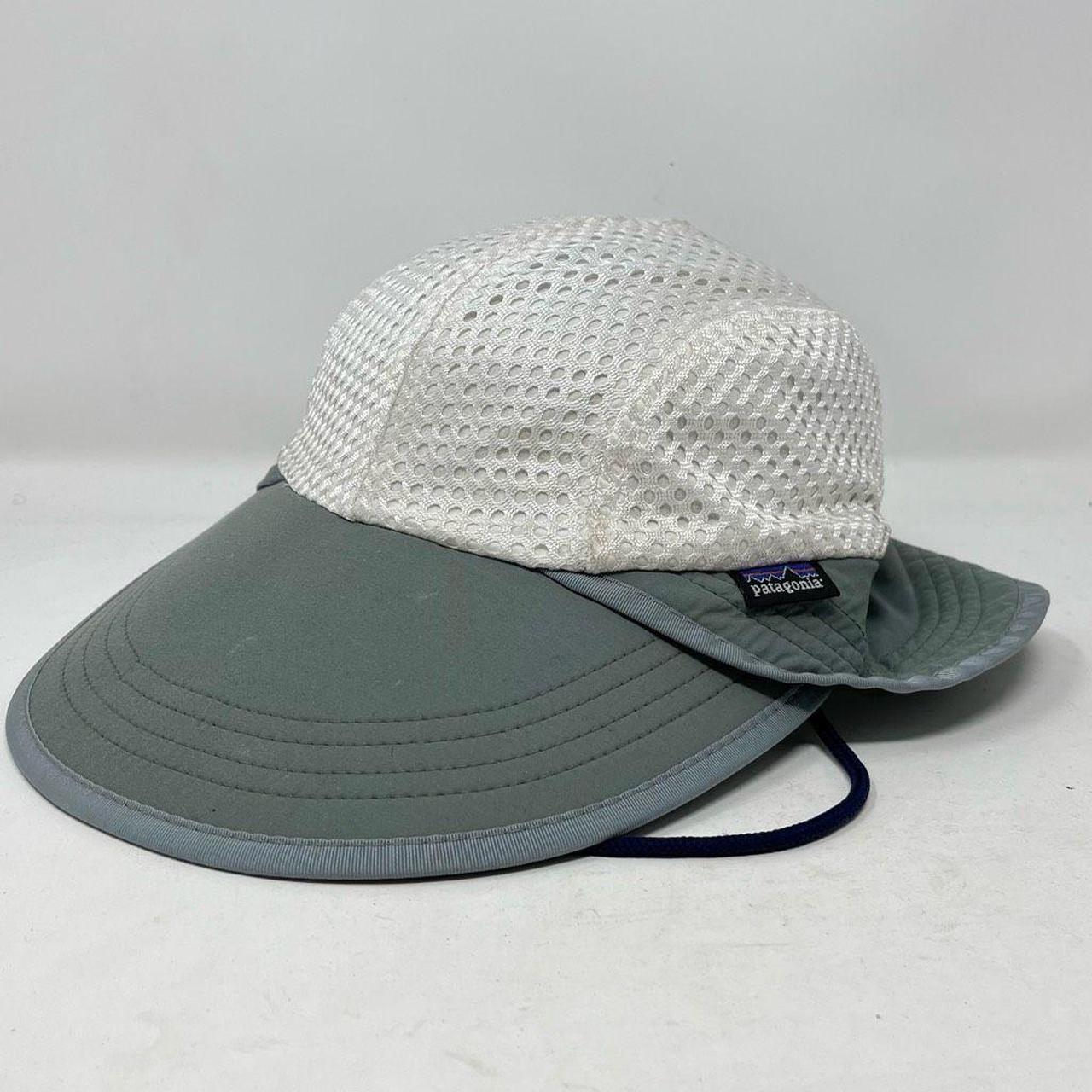 Vintage Patagonia Made in USA Fishing Duckbill Strapback Hat Cap Medium M  RARE 