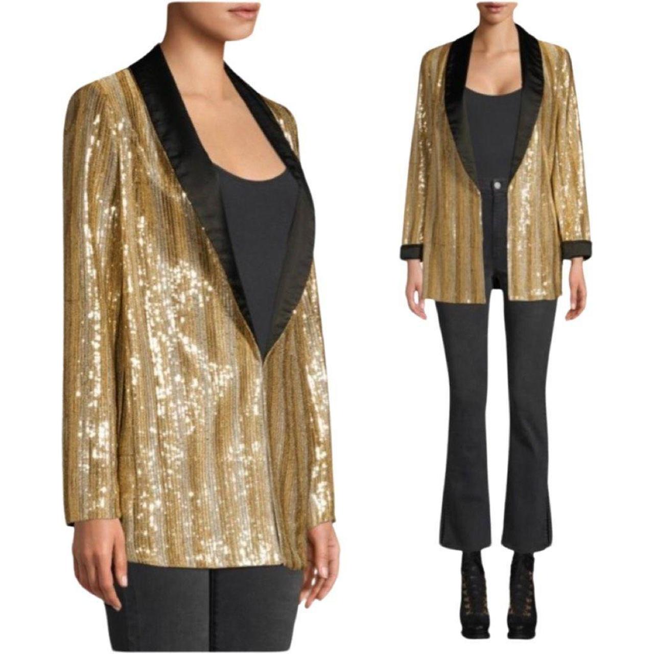 NWT Urban Outfitters Gold Sequined sold Jacket