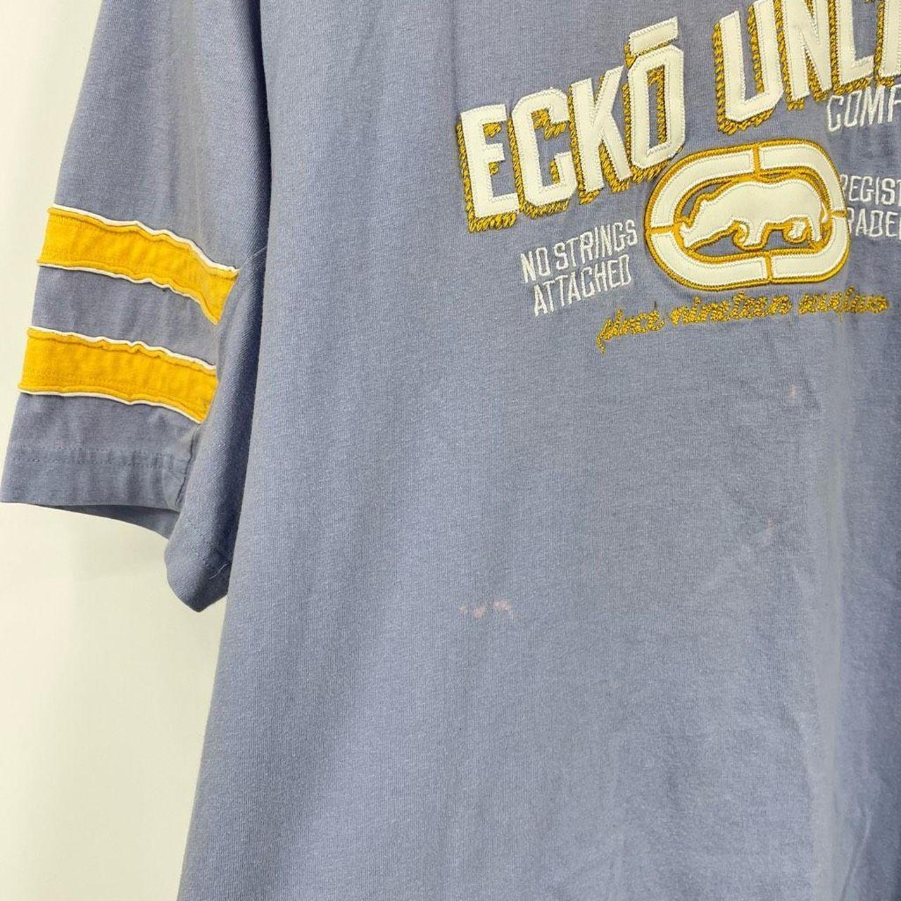 Vintage Ecko Unlimited Embroidered Logo T-Shirt | Depop