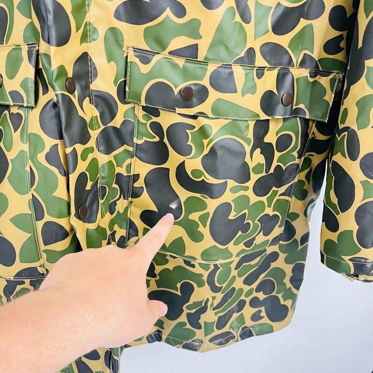 Camouflage Weather-Rite Long Stormcoat Waterproof selling Insulated Jacket Size L - Cool