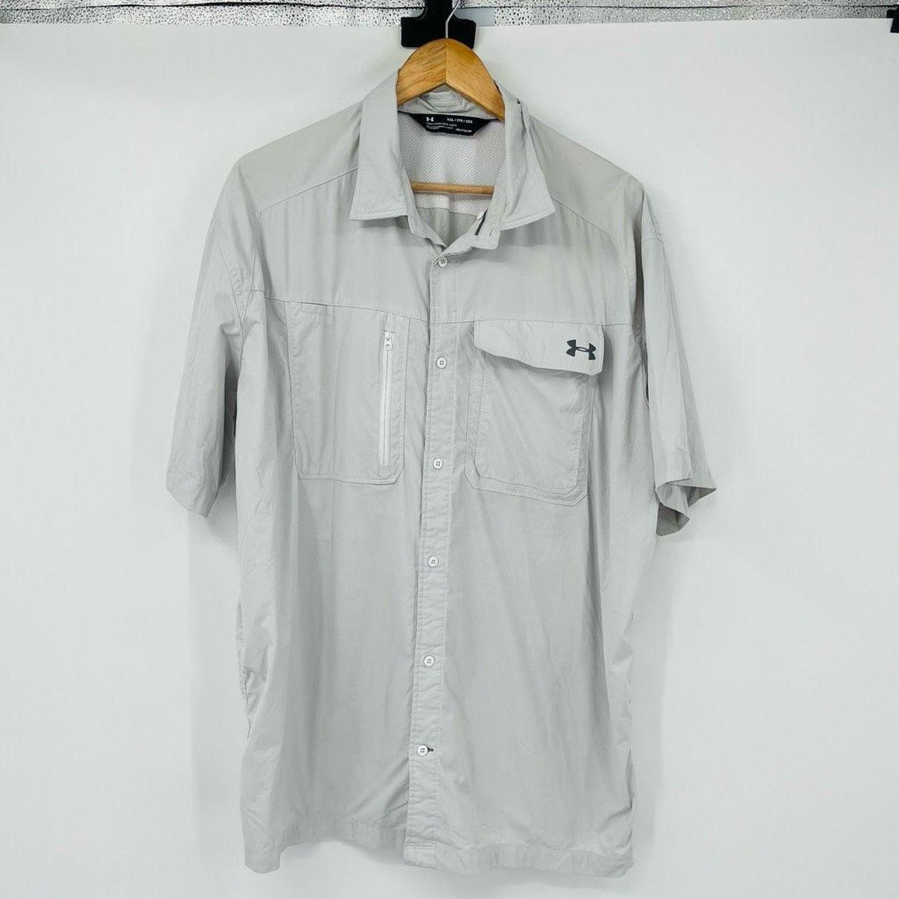 Under armour heat gear button down shirt discount