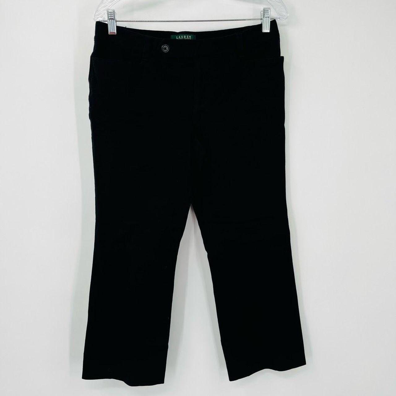 Lauren Ralph Lauren Adelle Pants Flat Front Cotton