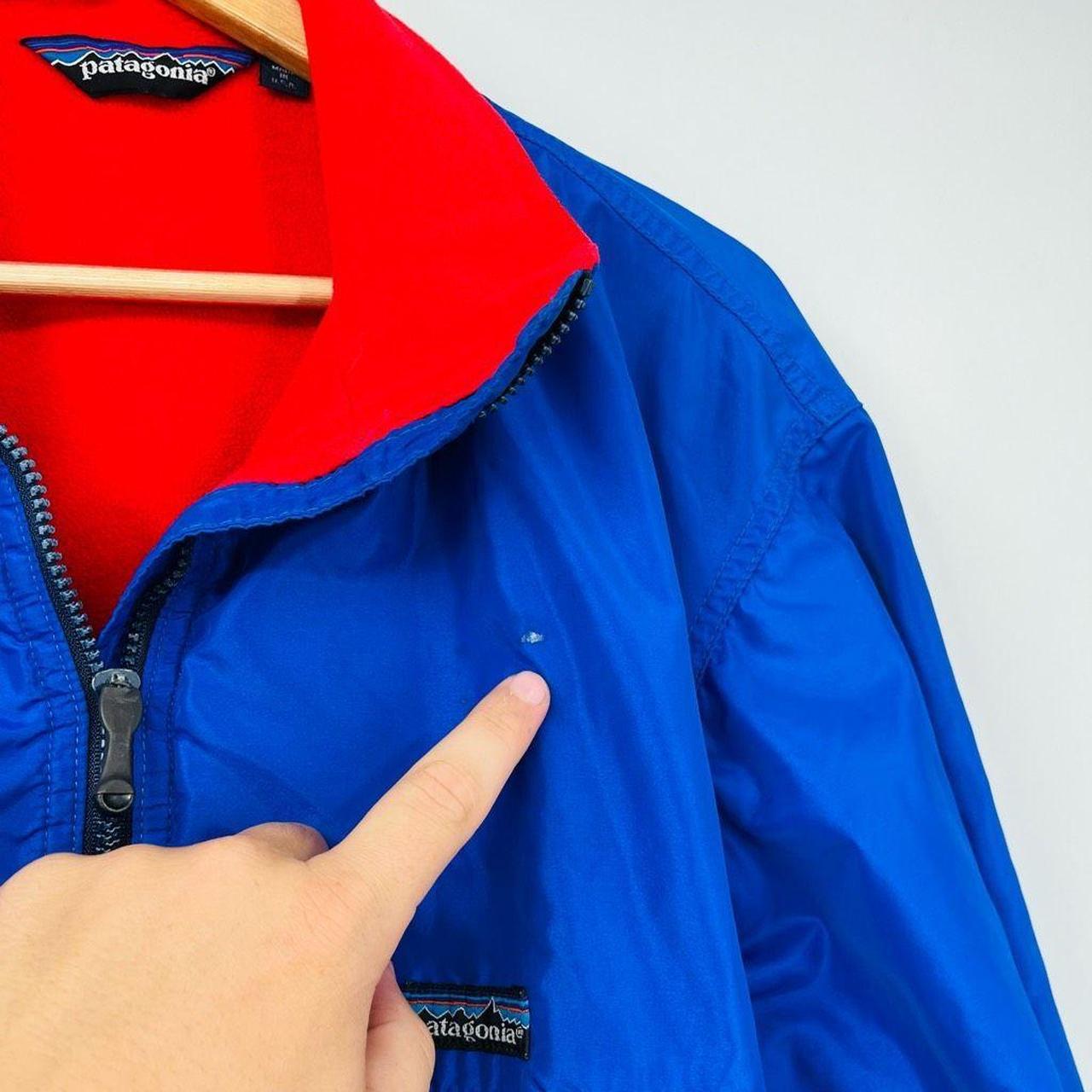 Vintage 80's Patagonia Windbreaker Jacket Blue Nylon | Depop Vintage 80's Patagonia Windbreaker Jacket Blue Nylon | Depop