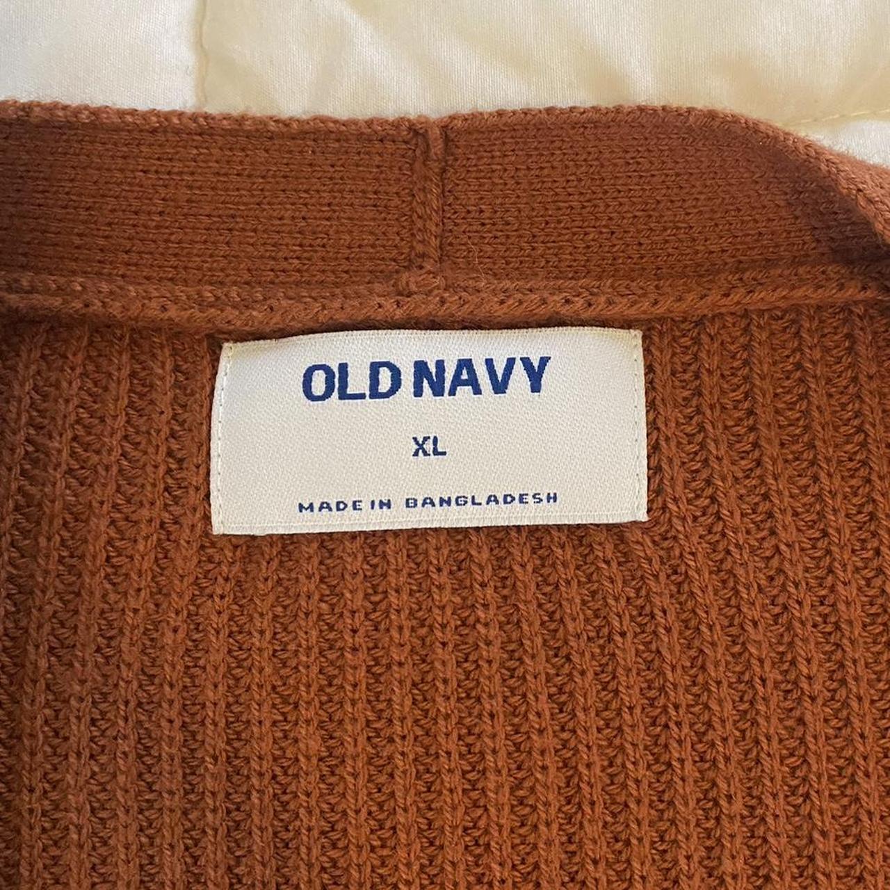 Old navy orange on sale cardigan