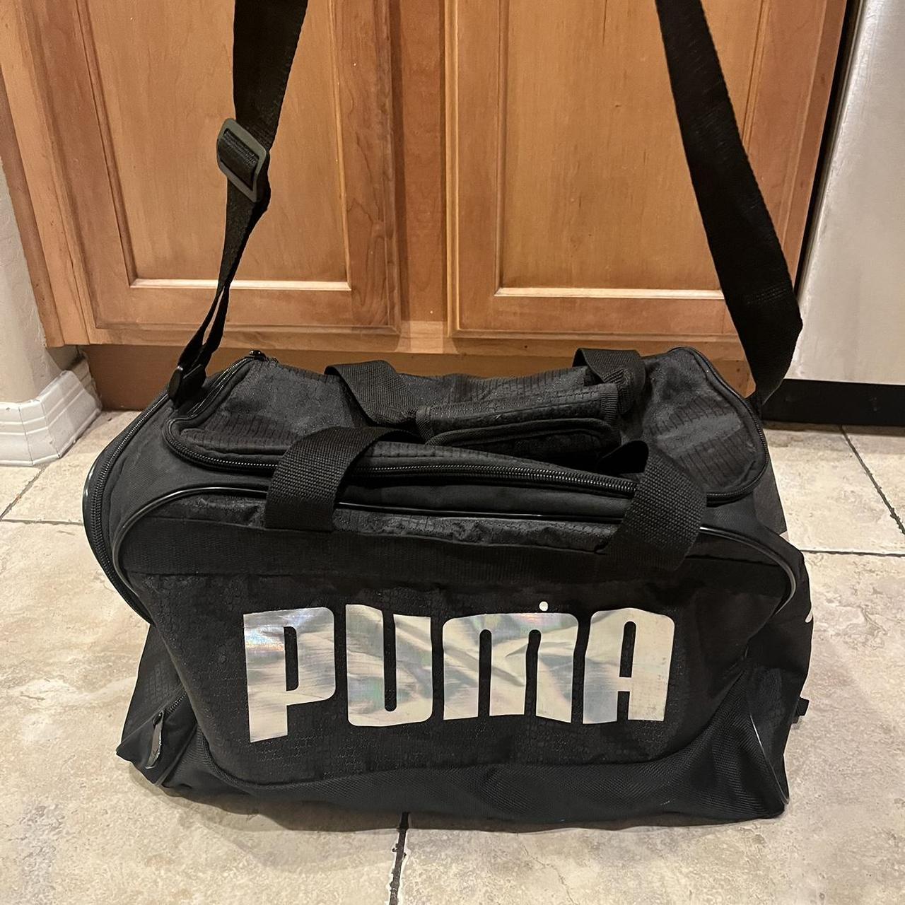 Offers welcome Regular sized puma duffel bag with. Depop
