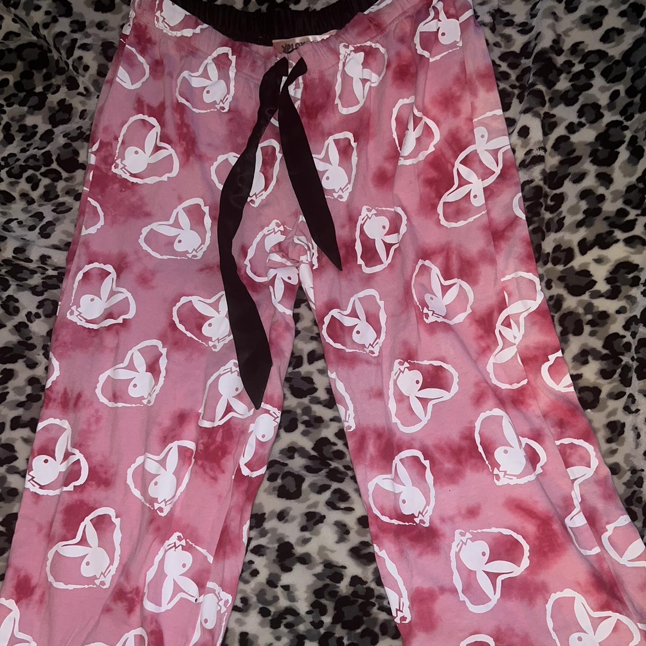 Playboy Women's Pink Pajamas Depop