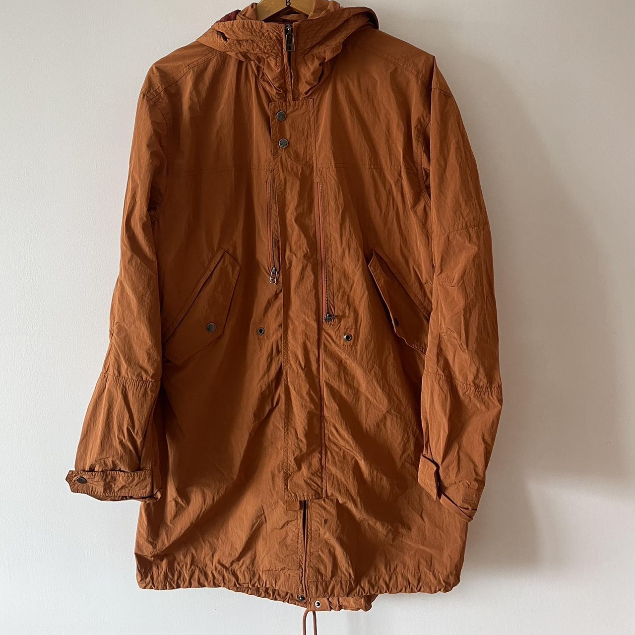 Pretty green parka jacket excellent Depop