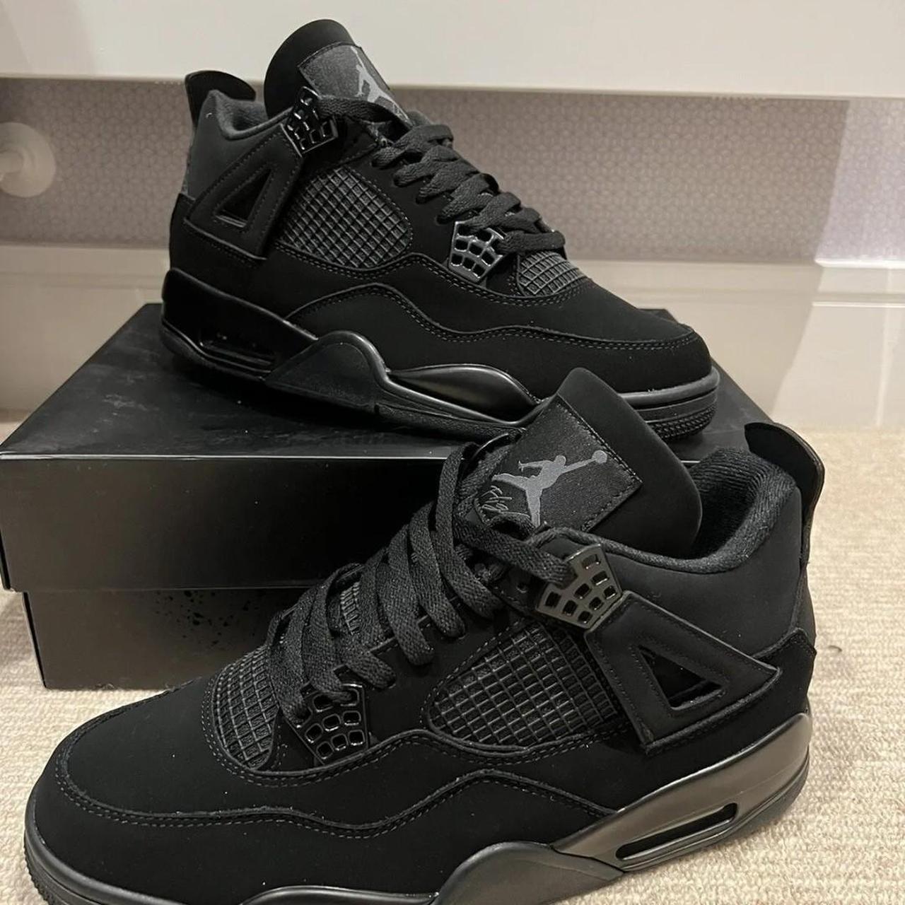 Jordan Men's Black Trainers | Depop