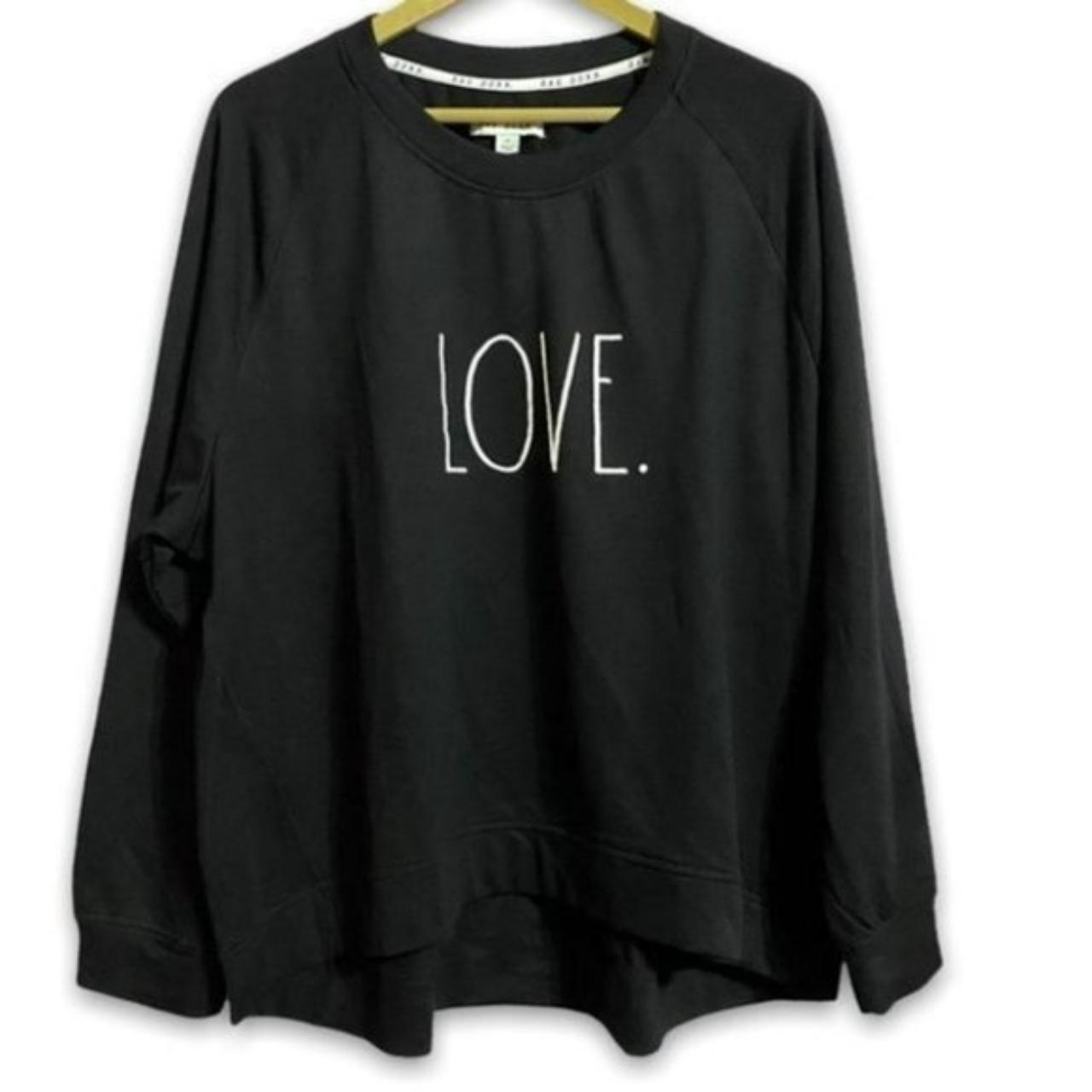 Rae dunn love discount sweatshirt