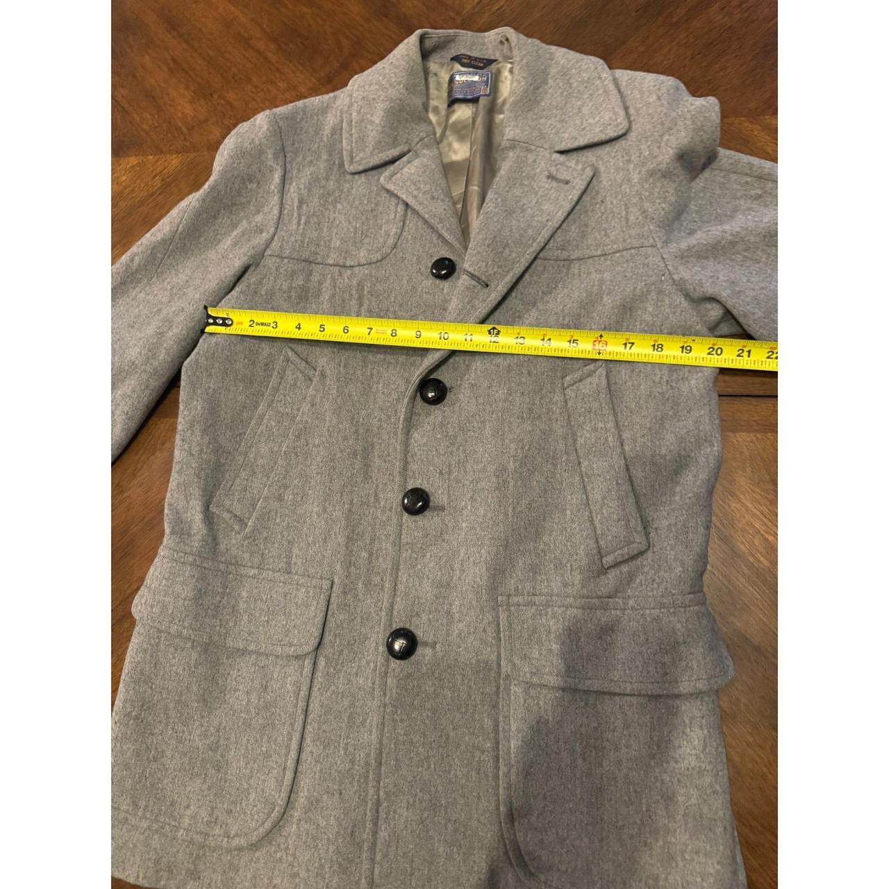 Pendleton Men's Overcoat - Grey – Pendleton Wool … - image 5